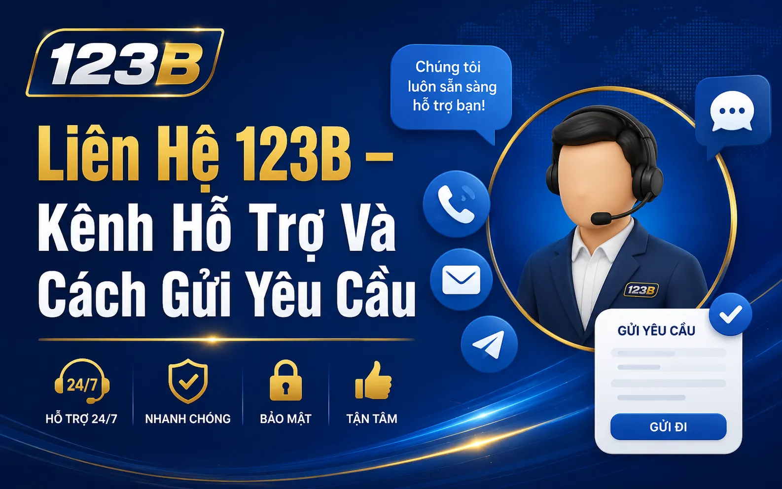 Liên Hệ 123B – Kênh Hỗ Trợ Và Cách Gửi Yêu Cầu 1 Thông tin liên hệ 123B